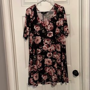 Floral Dress 1X